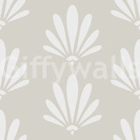 Minimalist Fan Pattern Wallpaper⁠