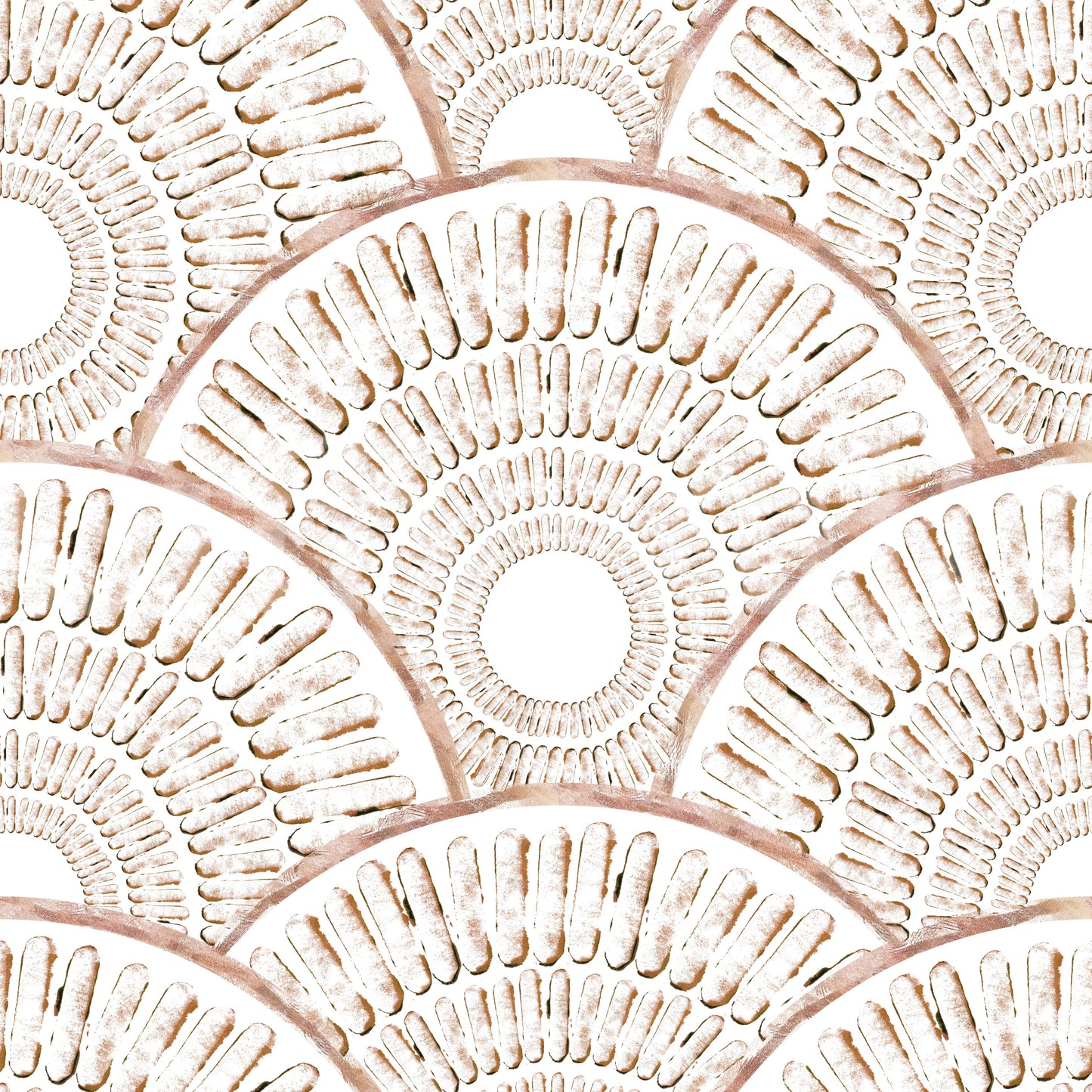 Art Deco Fan Radiating Arcs Wallpaper⁠