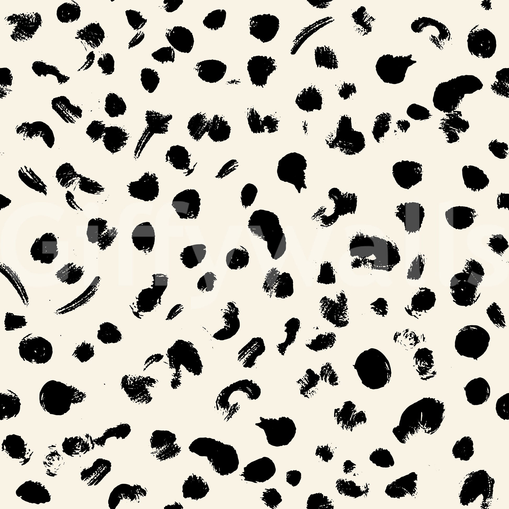 Minimalist Monochrome Brush Marks Wallpaper⁠
