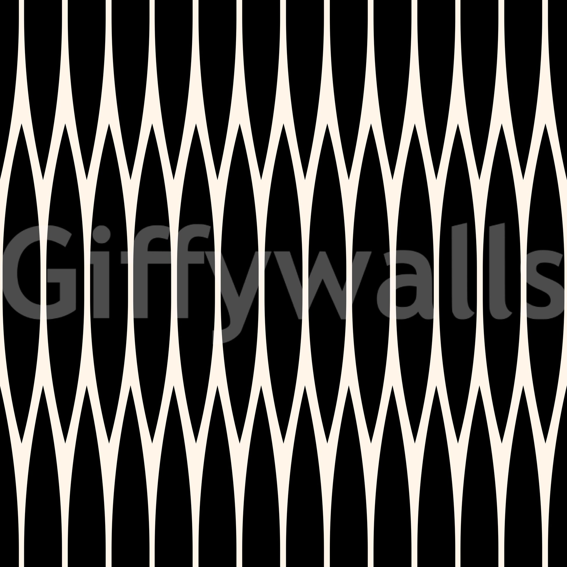 Minimalist Vertical Geometric Lattice Wallpaper⁠