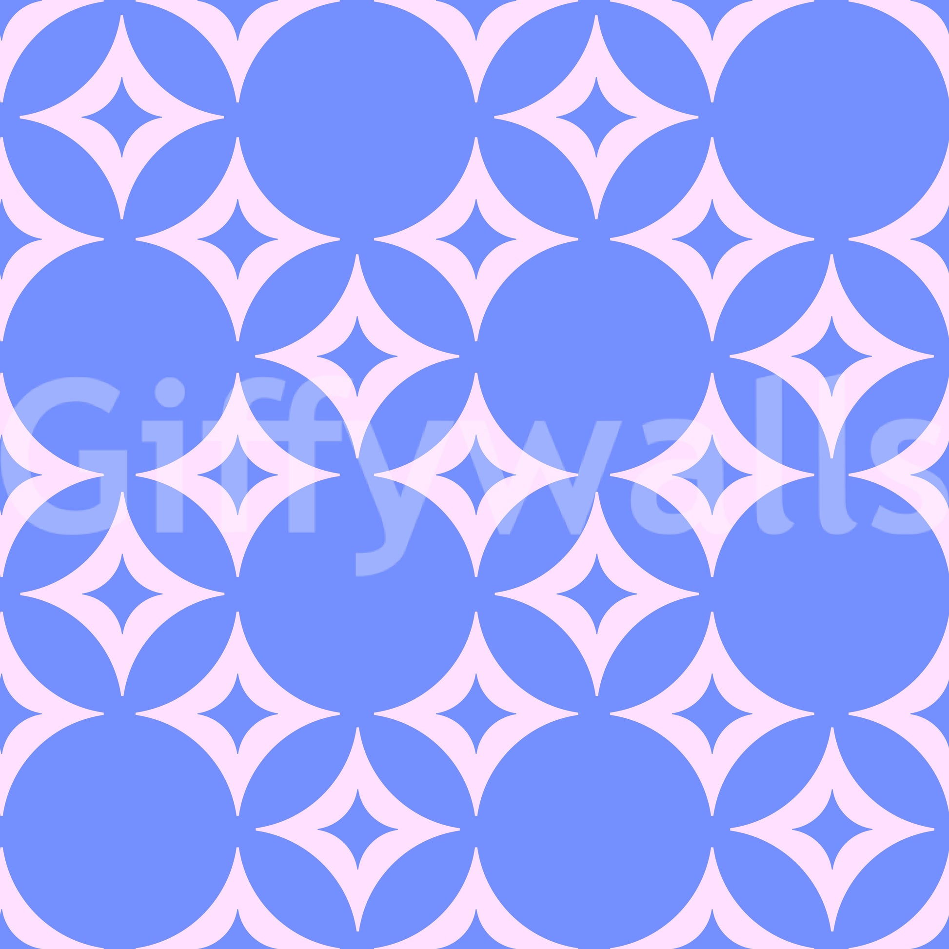 Geometric Starburst Pattern Wallpaper⁠