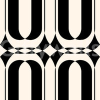 Graphic Interlocking Curves Wallpaper⁠