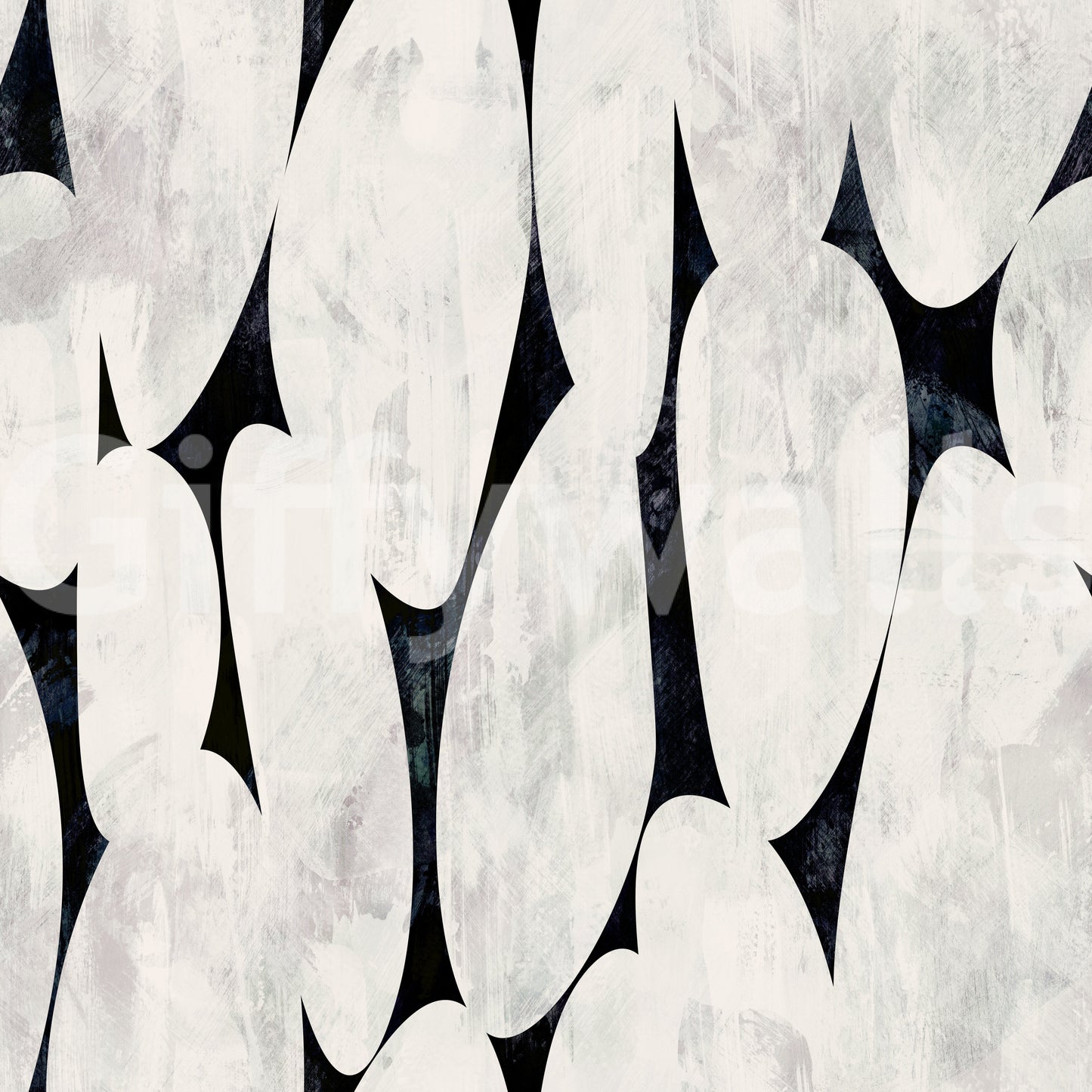 Abstract Painted Monoliths Wallpaper⁠