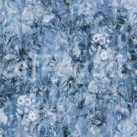 Indigo Botanical Brushstroke Wallpaper⁠