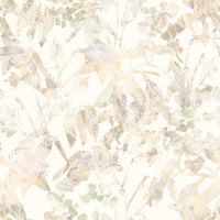 Muted Sage Garden Leaves Wallpaper⁠