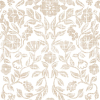Rustic Linen Damask Motif Wallpaper⁠