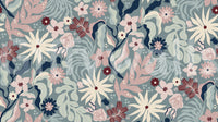 Muted Floral Garden Flora Wallpaper⁠
