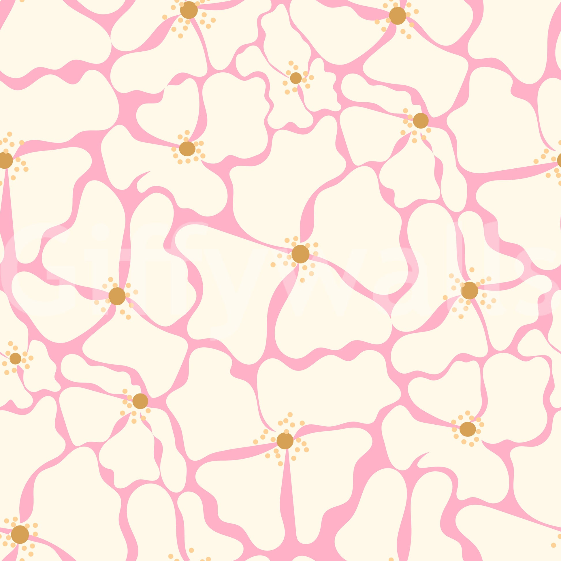 Blush Petal Flow Wallpaper⁠