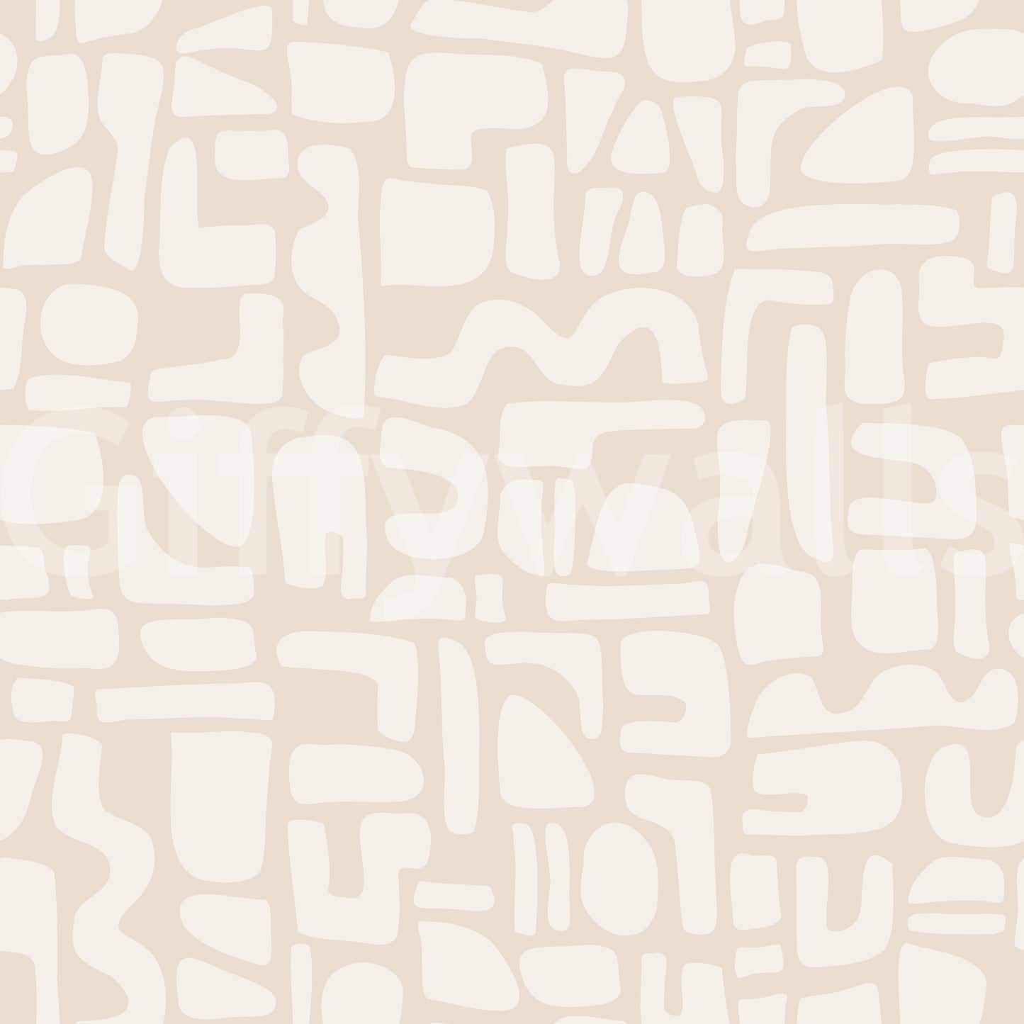 Minimalist Soft Geometric Shapes Wallpaper⁠
