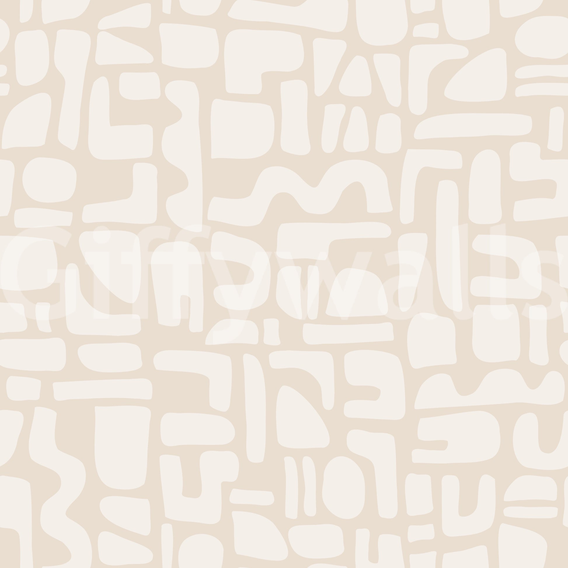 Minimalist Soft Geometric Shapes Wallpaper⁠