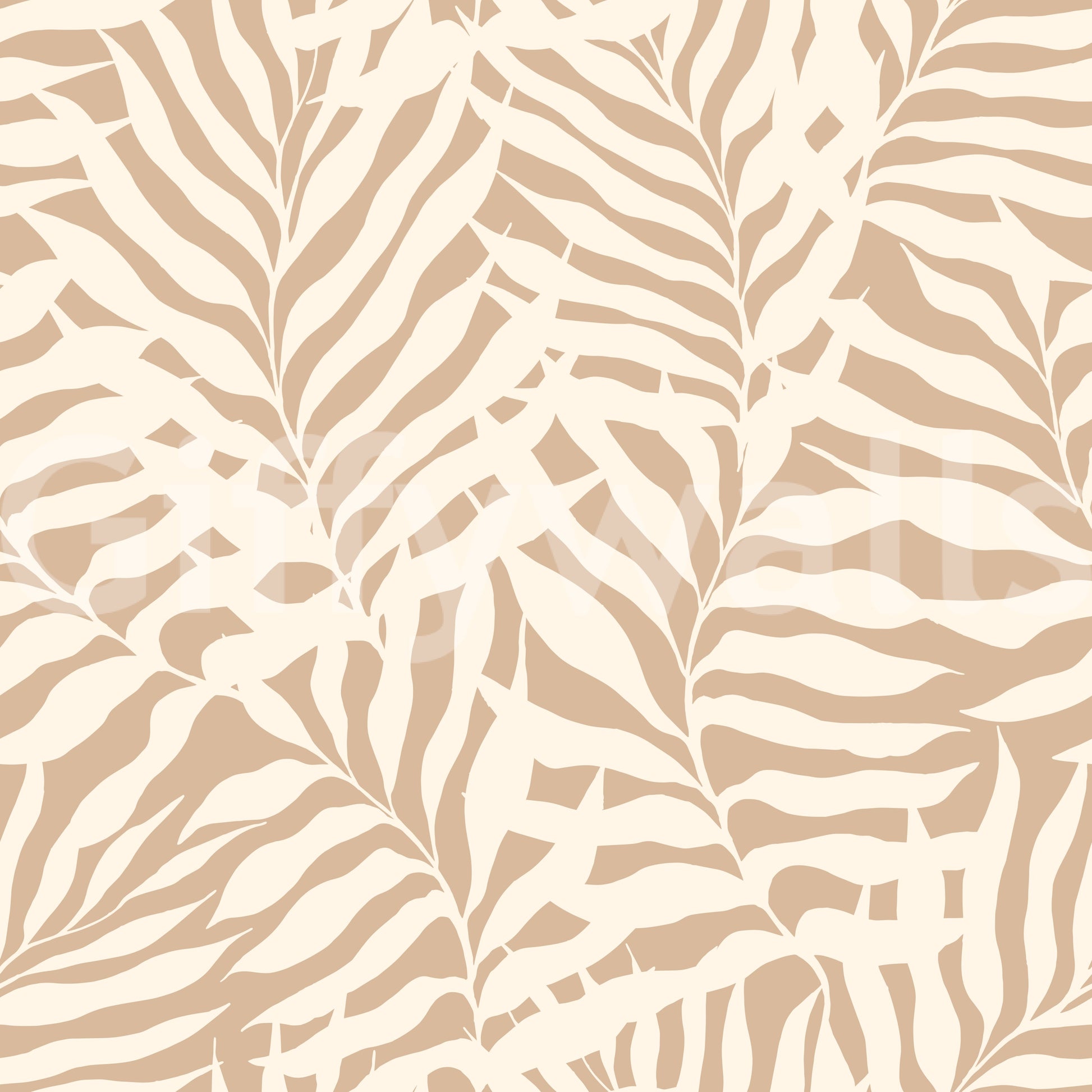 Minimalist Botanical Palm Leaves Wallpaper⁠