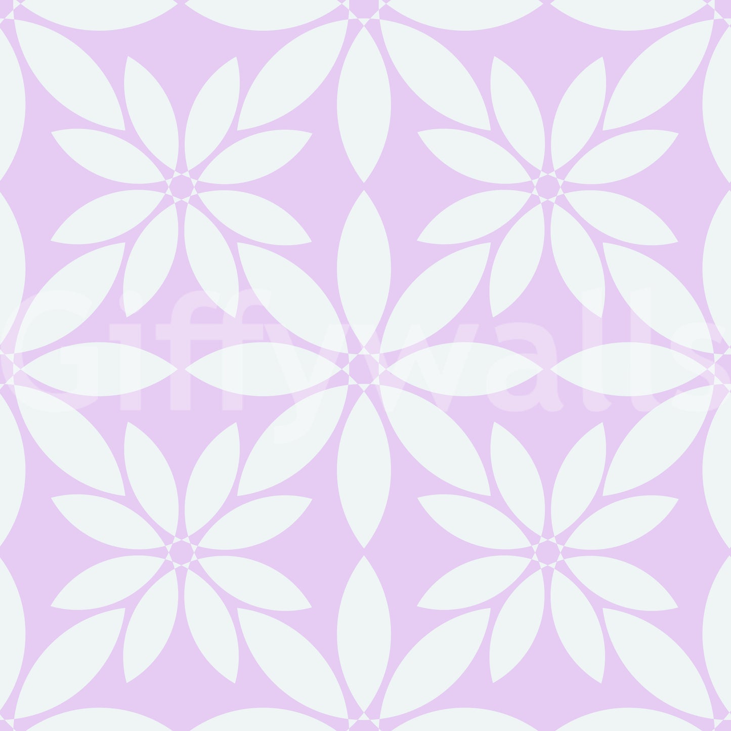 Soft Lavender Petal Lattice Wallpaper⁠