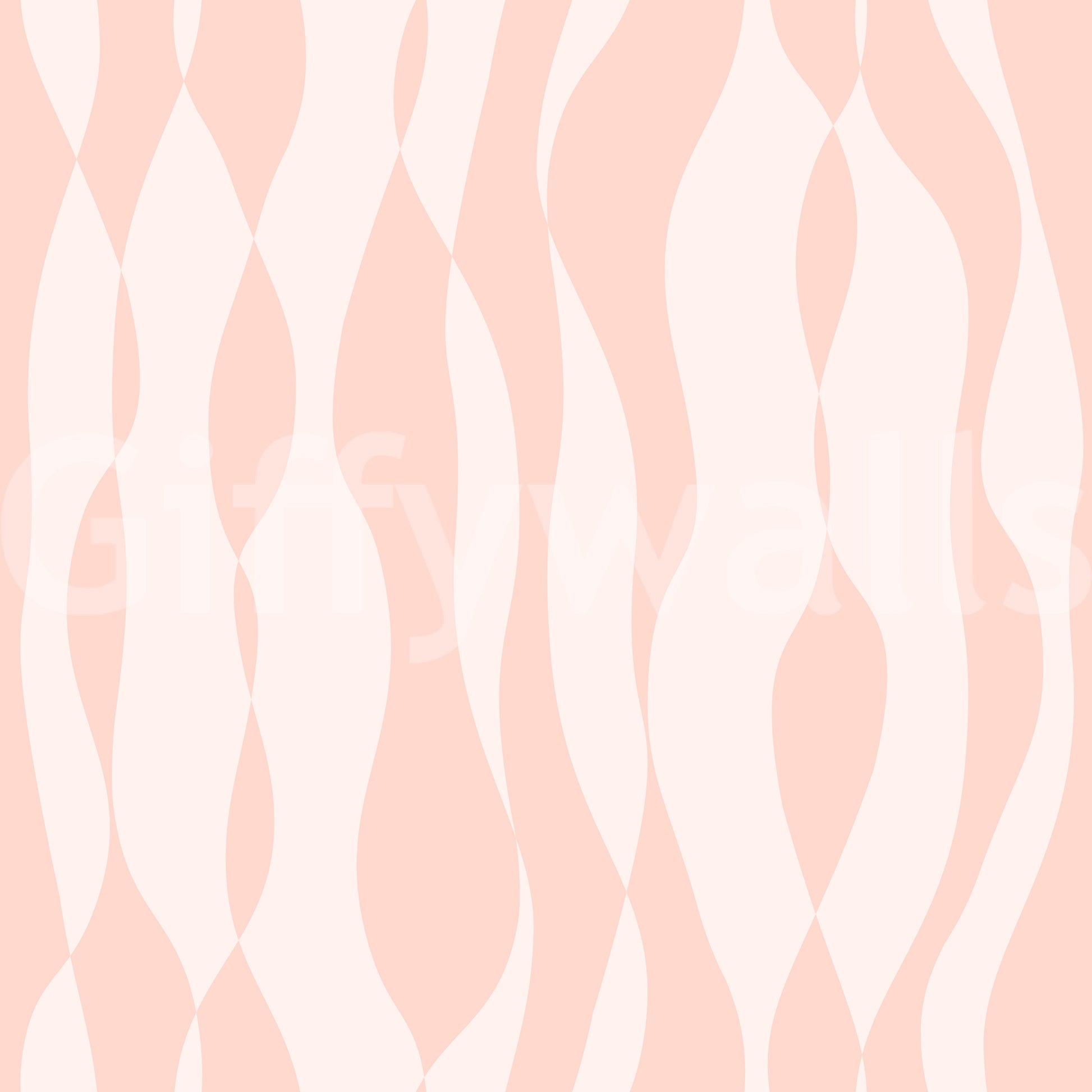Minimalist Blush Flowing Lines Wallpaper⁠