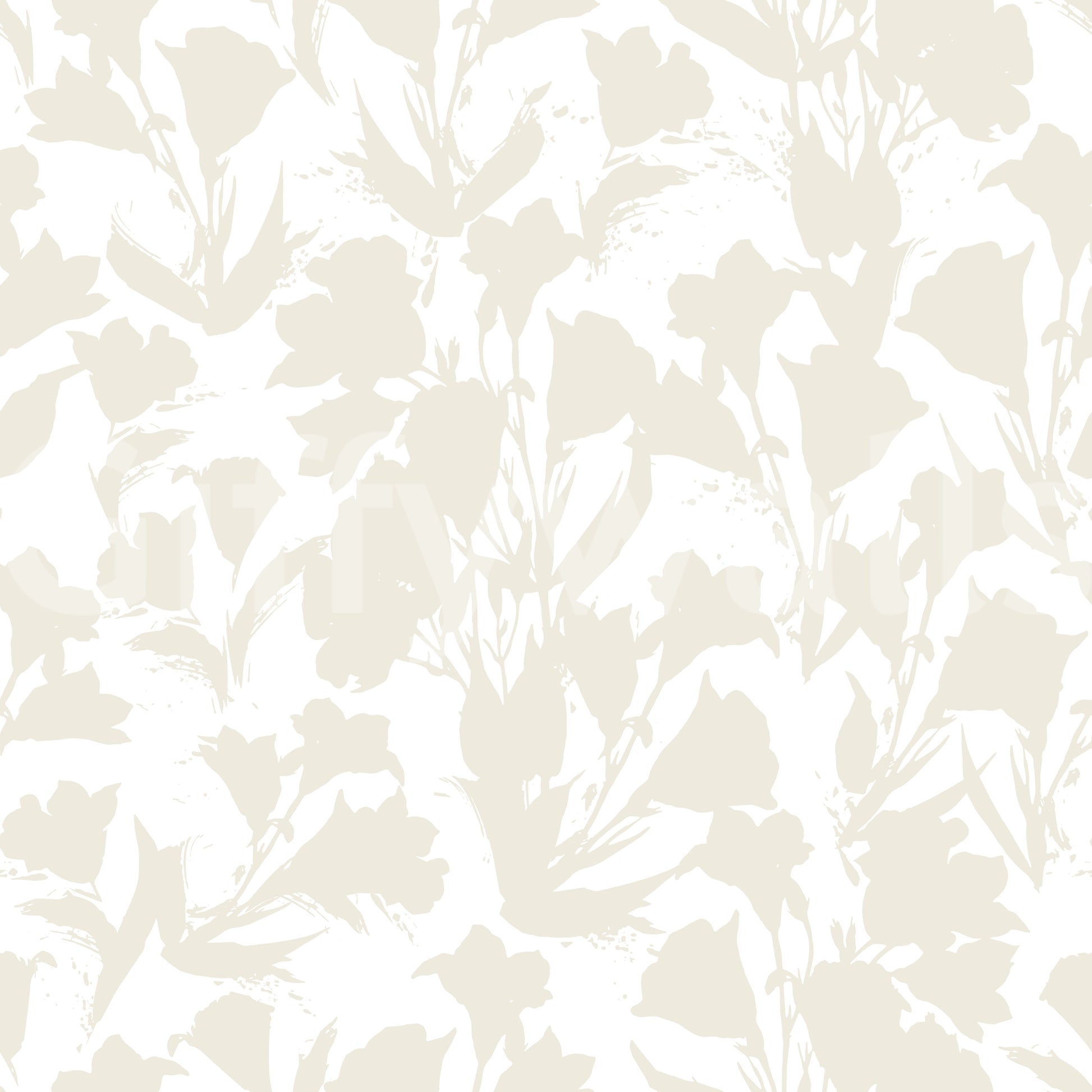Minimalist Botanical Sketch Wallpaper⁠