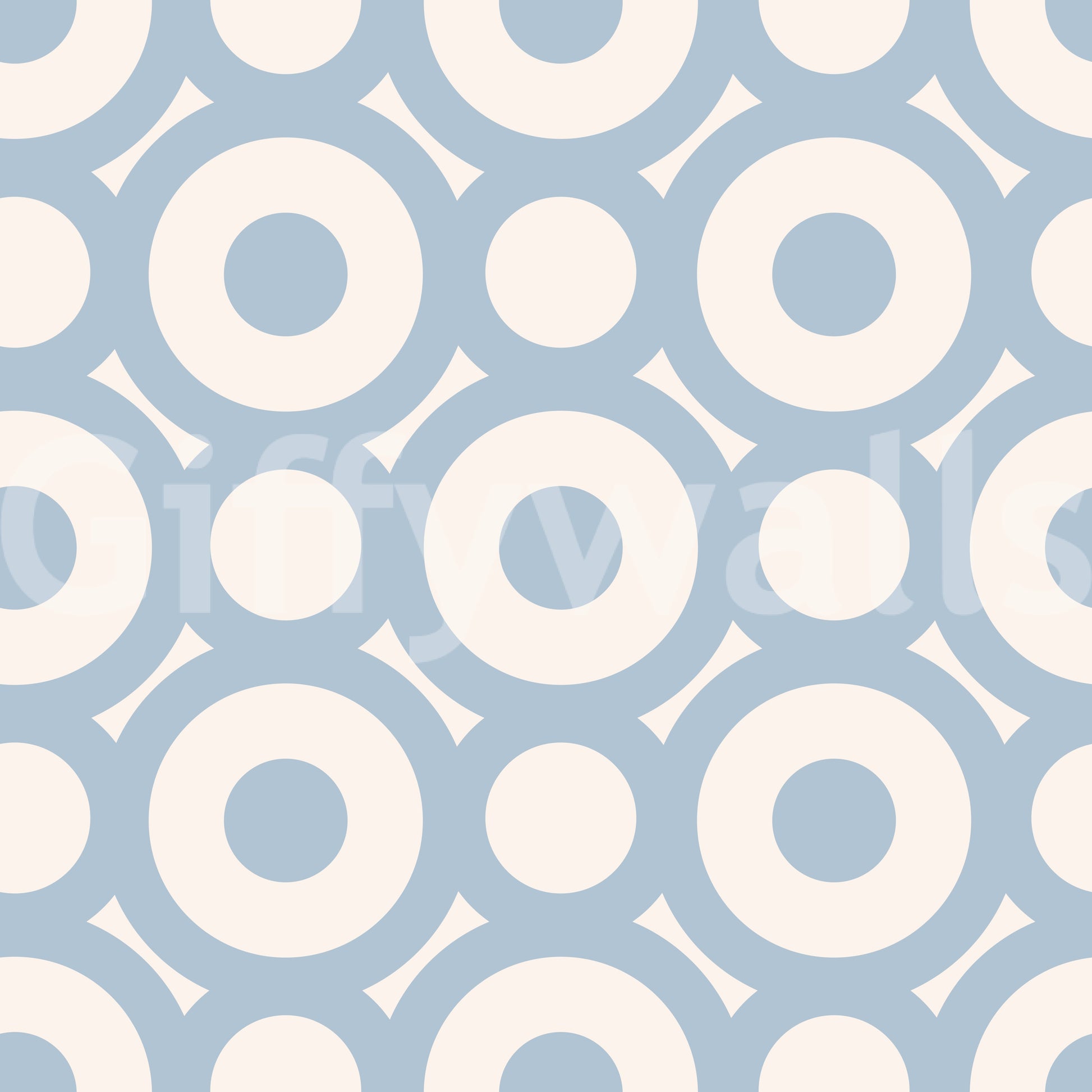 Geometric Circle Lattice Wallpaper⁠