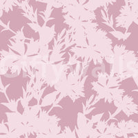 Blush Botanical Silhouette Wallpaper⁠