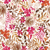 Bohemian Painted Botanical Flora Wallpaper⁠