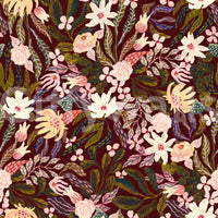 Midnight Botanical Garden Wallpaper⁠