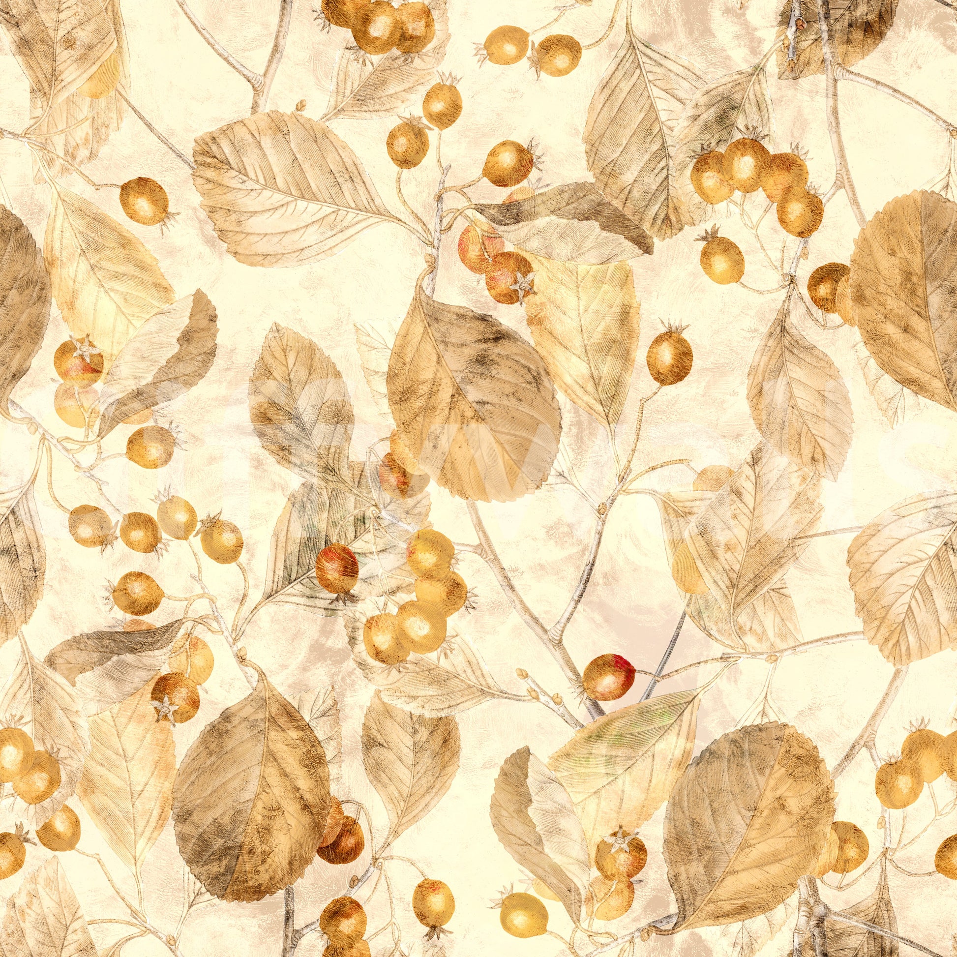 Rustic Autumn Harvest Orchard Wallpaper⁠