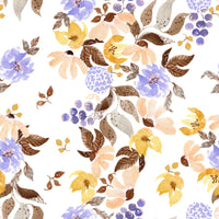 Watercolor Meadow Floral Sprays Wallpaper⁠
