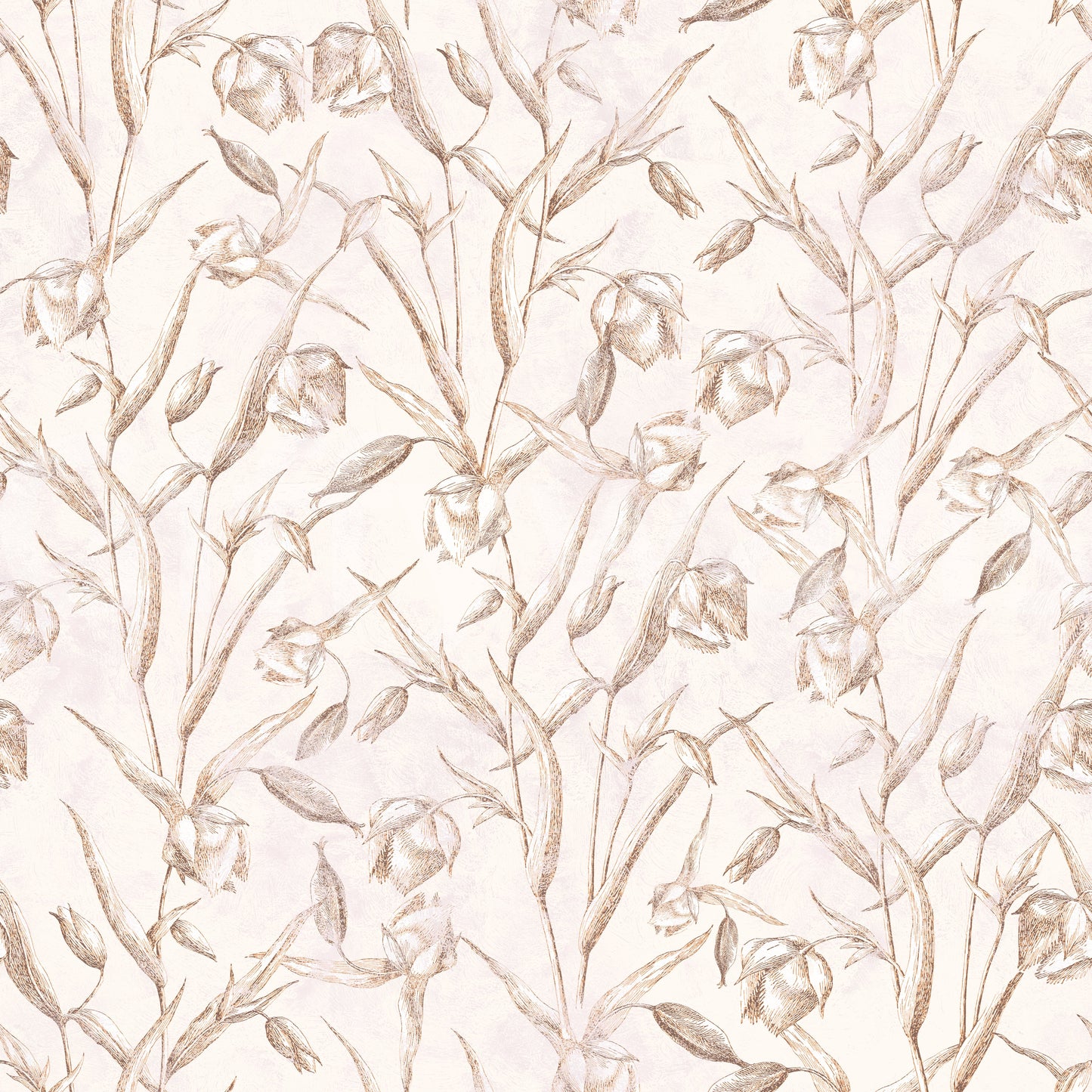 Sepia Botanical Sketch Wallpaper⁠