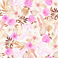 Soft Watercolor Garden Blooms Wallpaper⁠