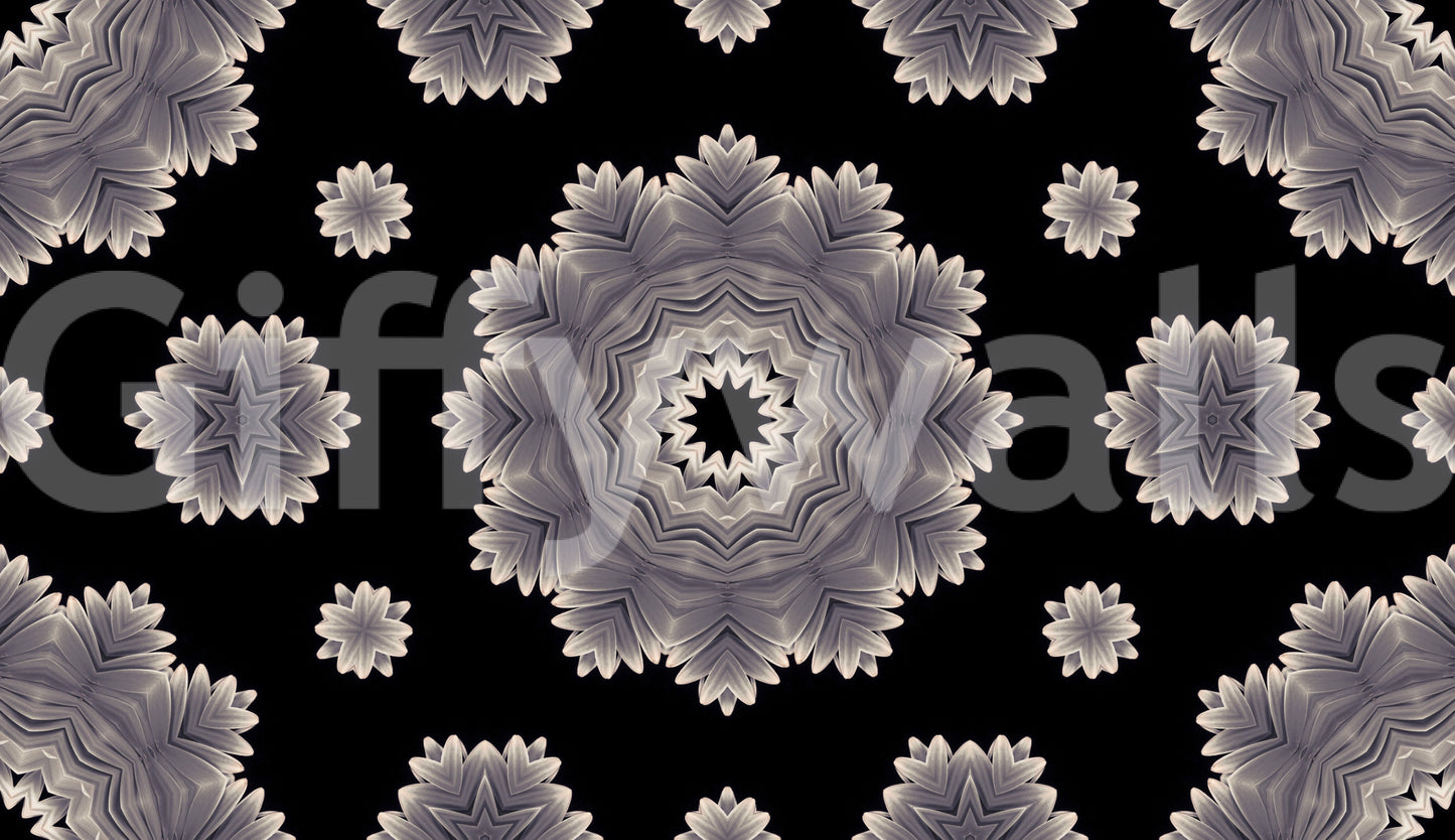 Ethereal Petal Bloom Pattern Wallpaper⁠