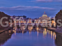 Eternal City Dusk Reflection Wall Mural
