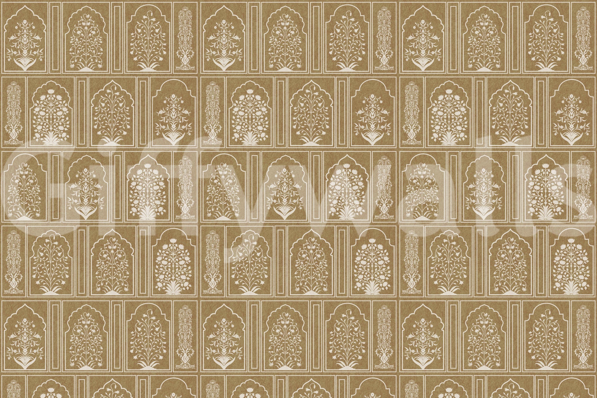 Mughal Garden Archway Wall Mural