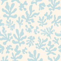 Nordic Seaweed Silhouette Wallpaper⁠
