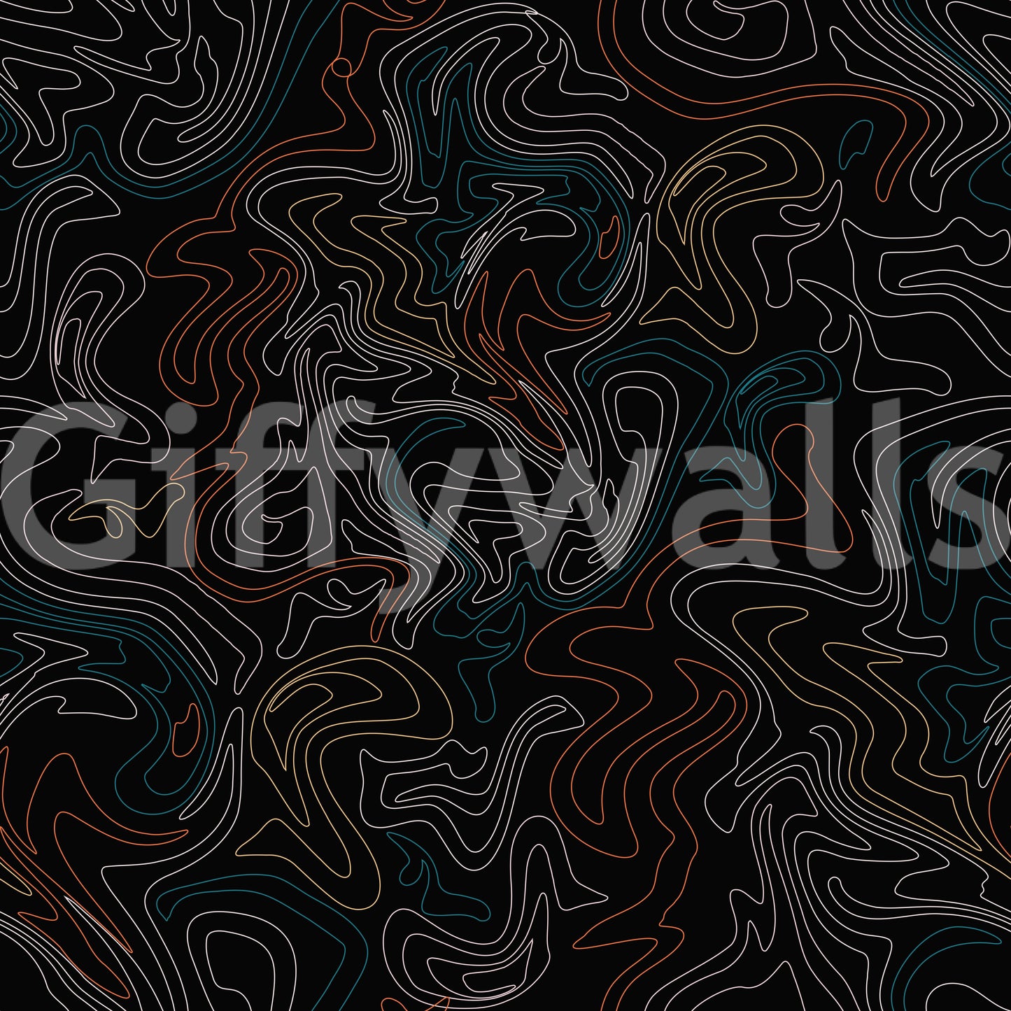 Minimalist Topographic Flow Wallpaper⁠