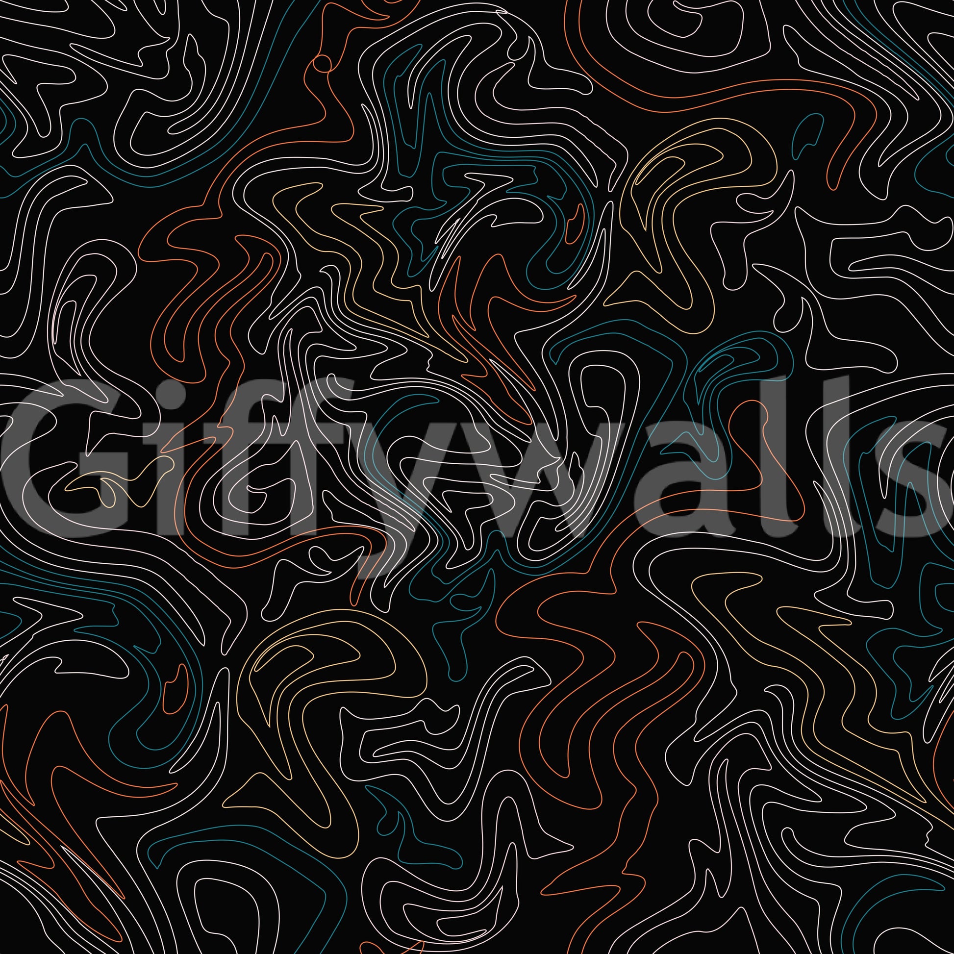 Minimalist Topographic Flow Wallpaper⁠