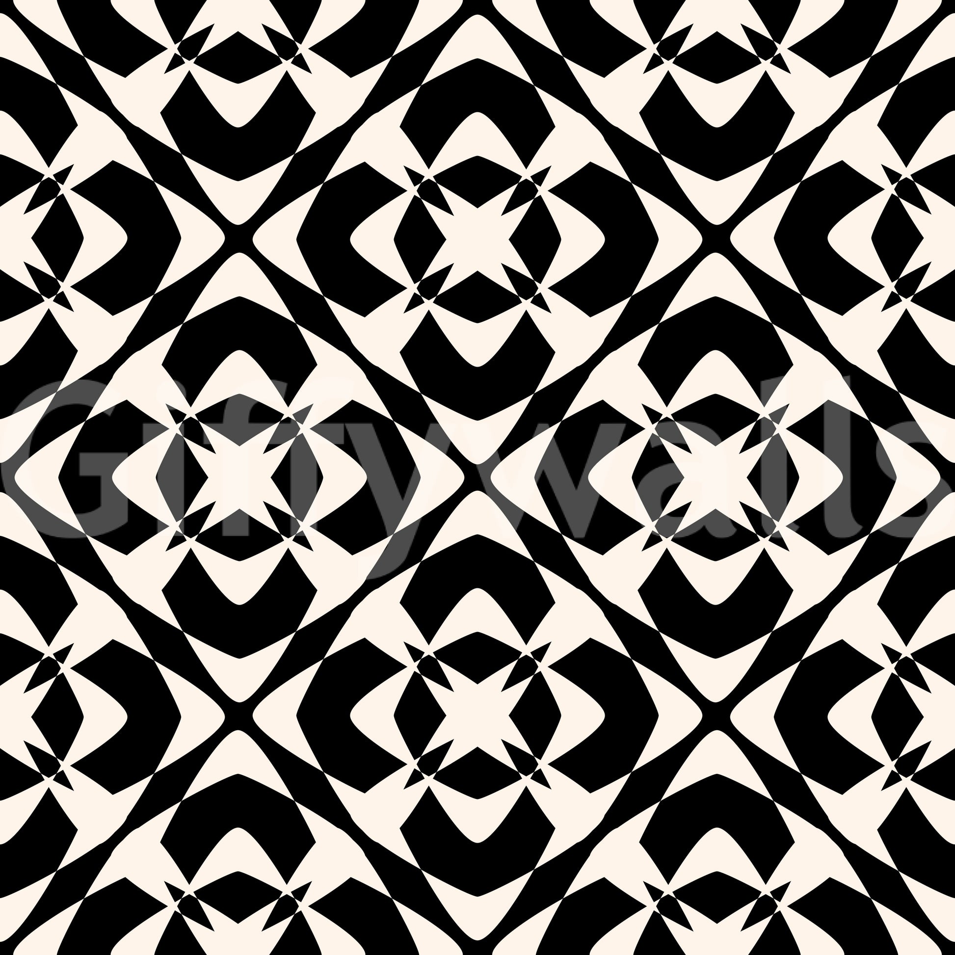 Modern Classic Geometric Lattice Wallpaper⁠