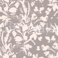 Muted Meadow Botanical Sketch Wallpaper⁠