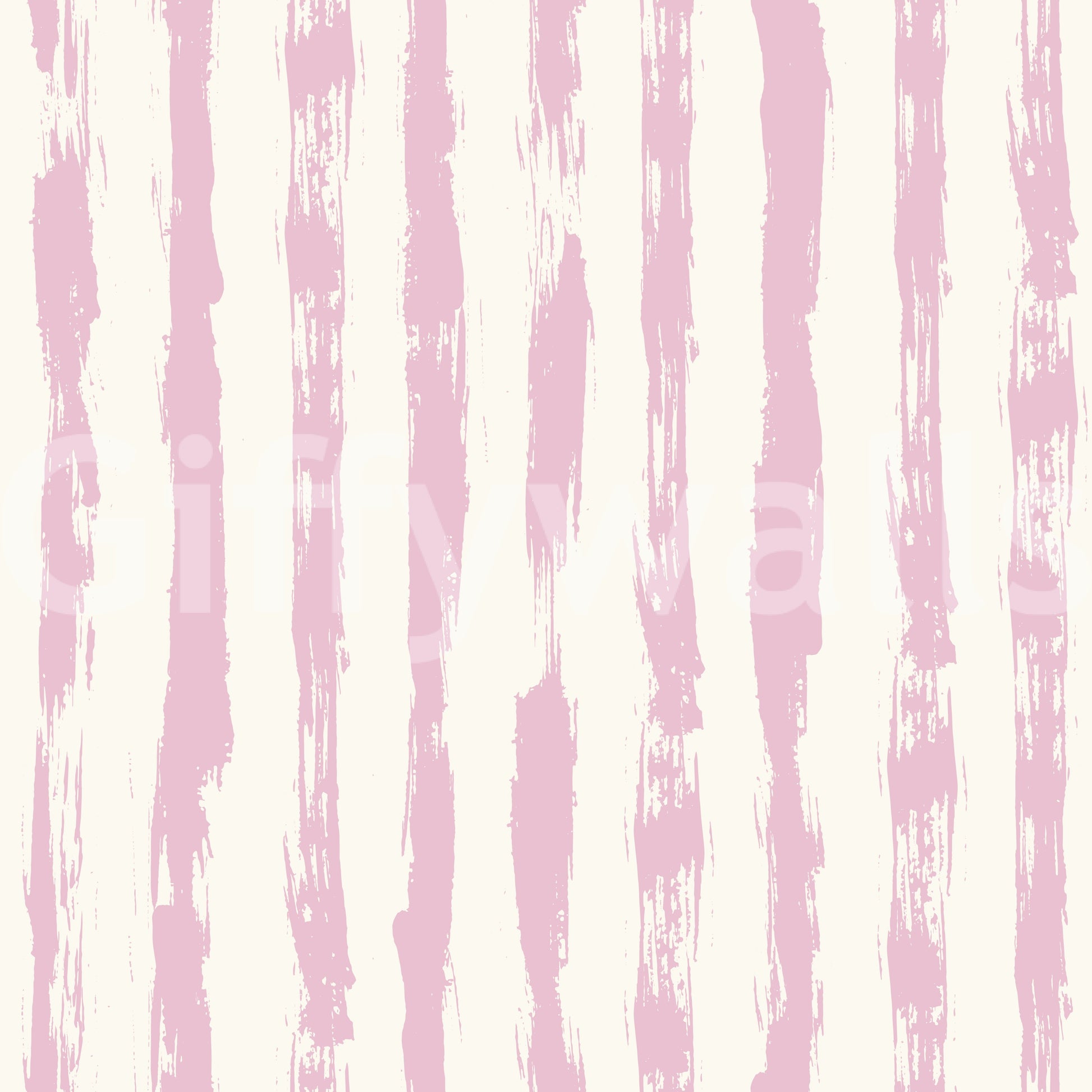 Blush Pink Painted Vertical Stripes Wallpaper⁠