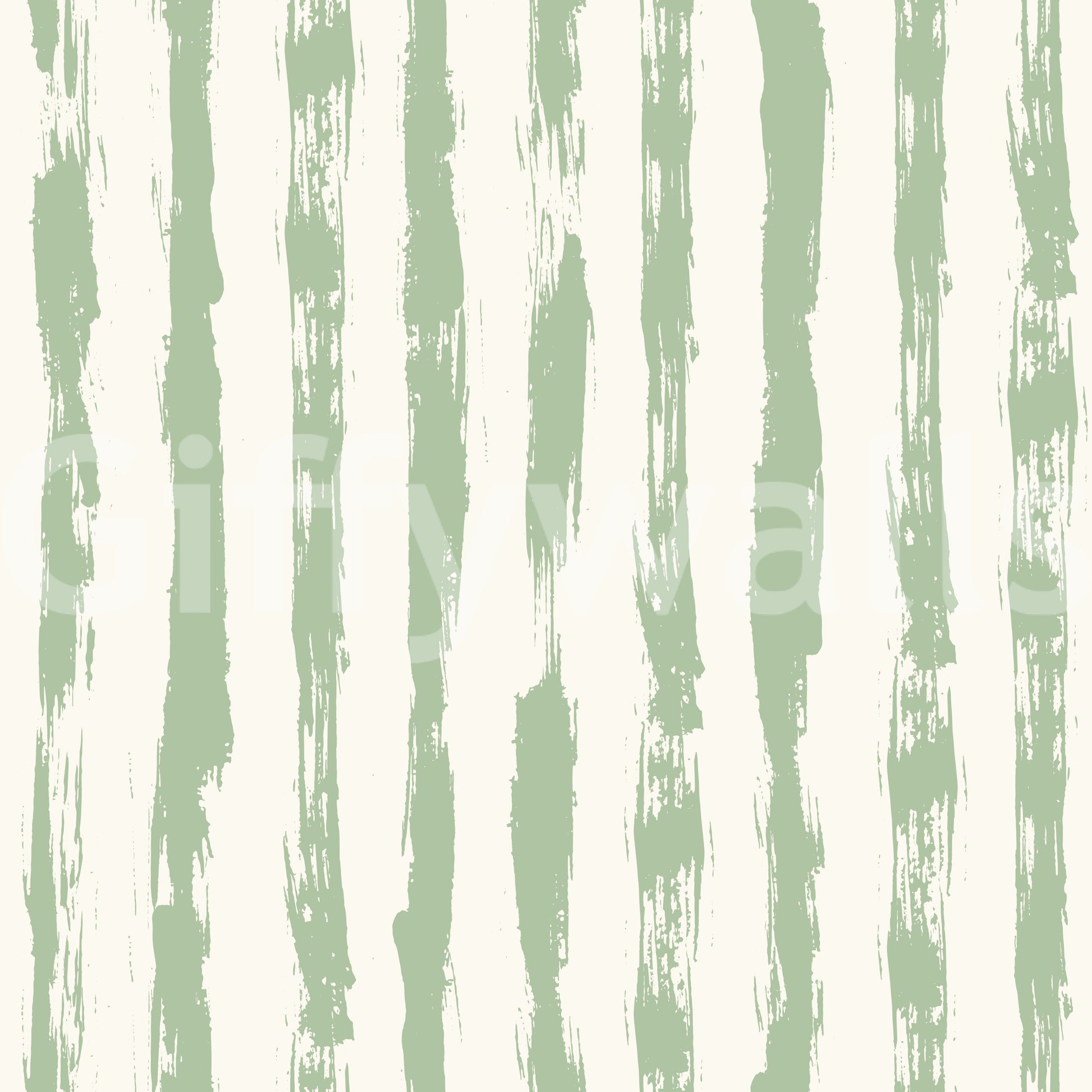 Sage Brushstroke Vertical Stripes Wallpaper⁠
