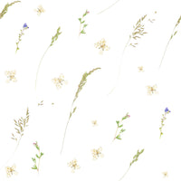 Pressed Meadow Wildflowers Wallpaper⁠