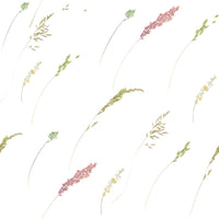Ethereal botanical stems floral wallpaper pattern swatch GD12293