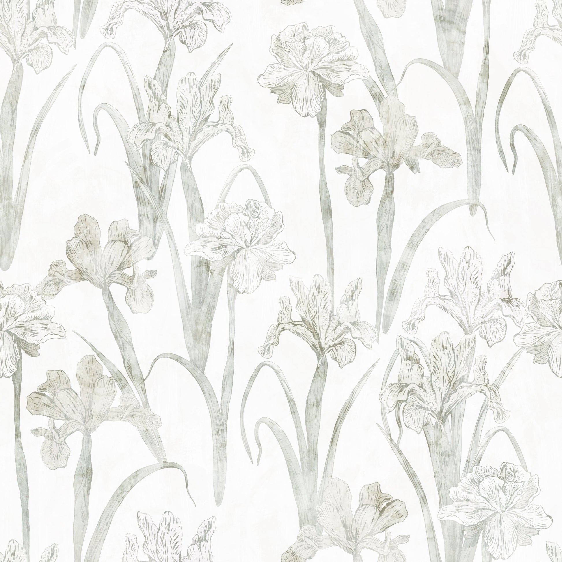 Serene Botanical Sketch Wallpaper⁠