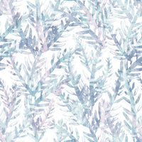Ethereal Botanical Fern Frost Wallpaper⁠