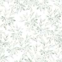 Ethereal Green Leaf Etchings Wallpaper⁠