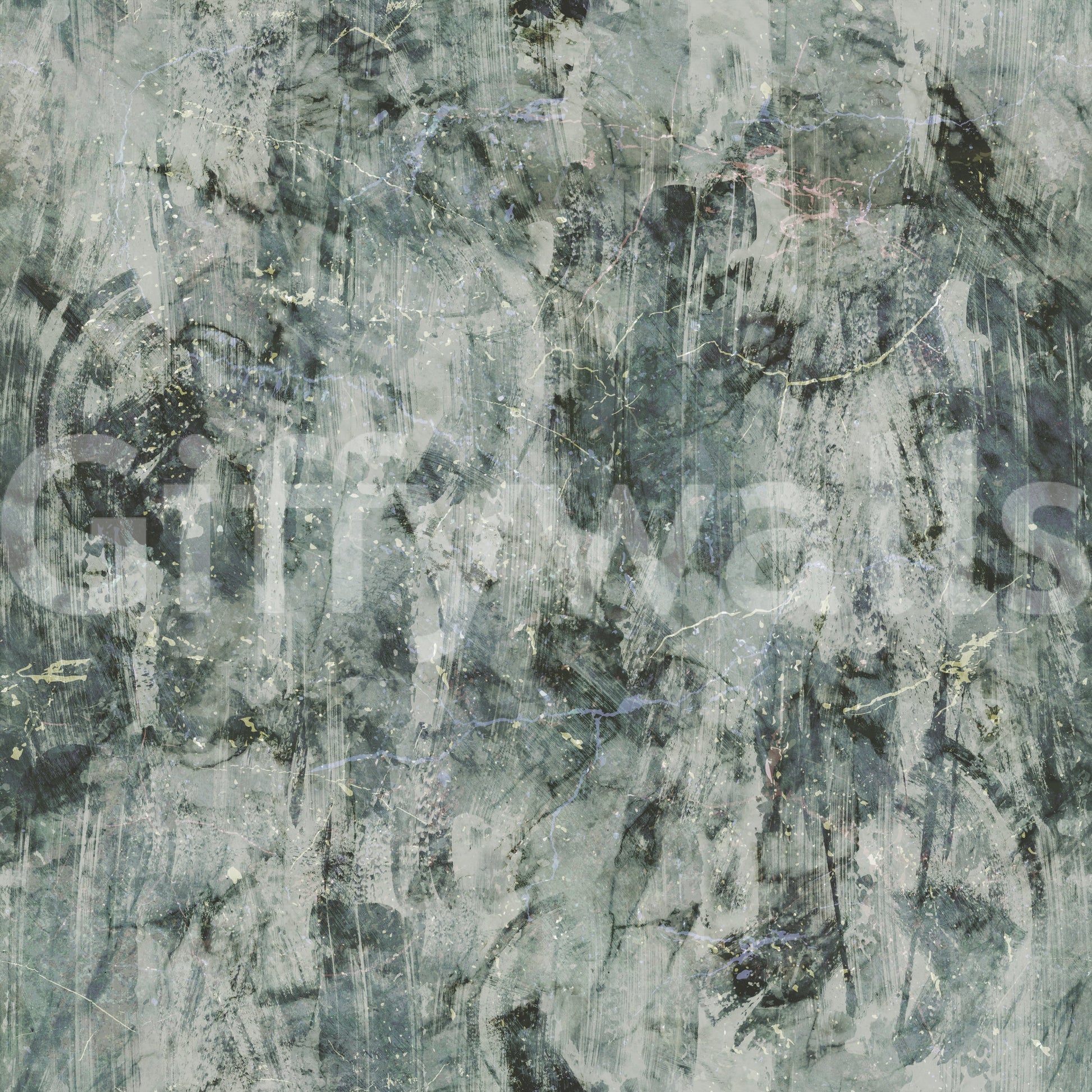 Industrial Sage Concrete Texture Wallpaper⁠