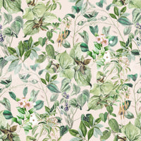 Soft Sage Floral Meadow Wallpaper⁠