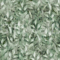 Muted Forest Leaf Ombre Art Wallpaper⁠