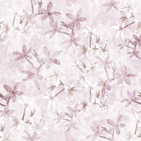 Soft blush petal drift floral wallpaper pattern GD12352