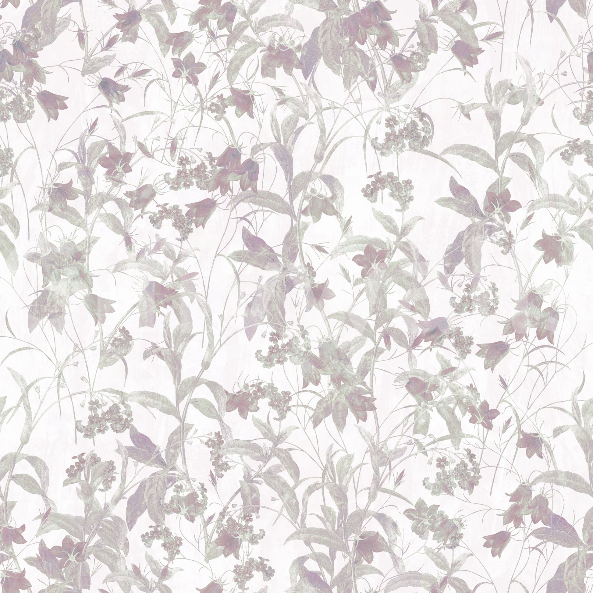 Serene Watercolor Botanical Trail Wallpaper⁠