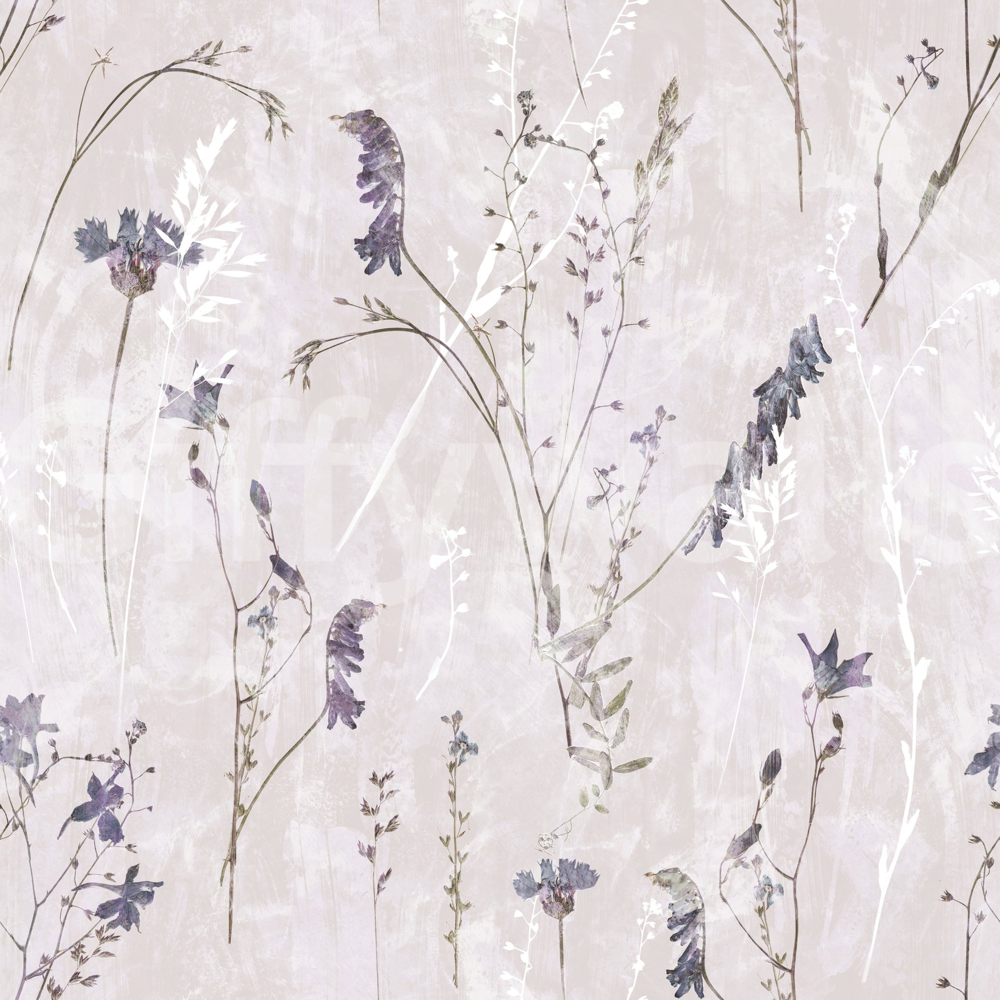 Ethereal Pressed Wildflowers Wallpaper⁠