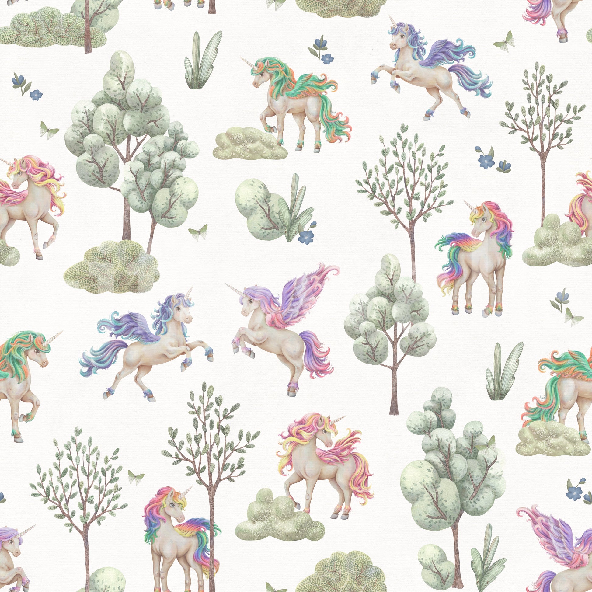 Magical Unicorn Forest Adventure Wallpaper⁠