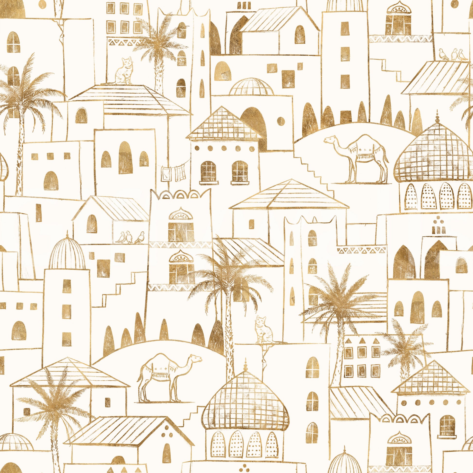 Desert Dreams Sketch Wallpaper⁠