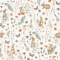 Enchanted Woodland Bunny Trail Wallpaper⁠